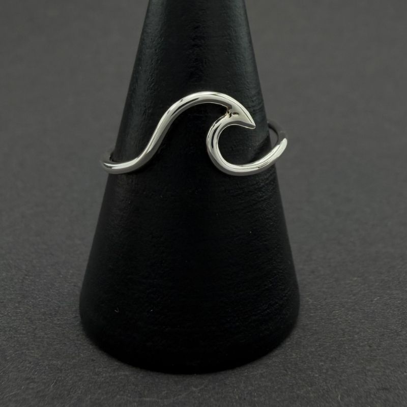 Bølge ring i sølv